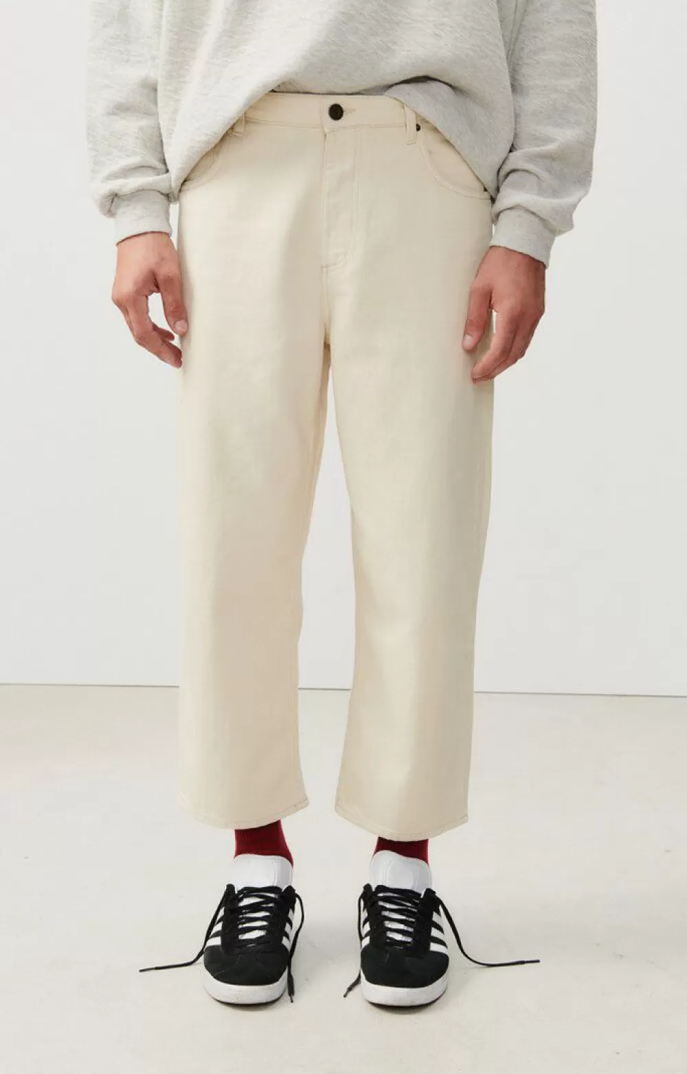 Jean Droit Cropped Homme Datcity*American Vintage Outlet