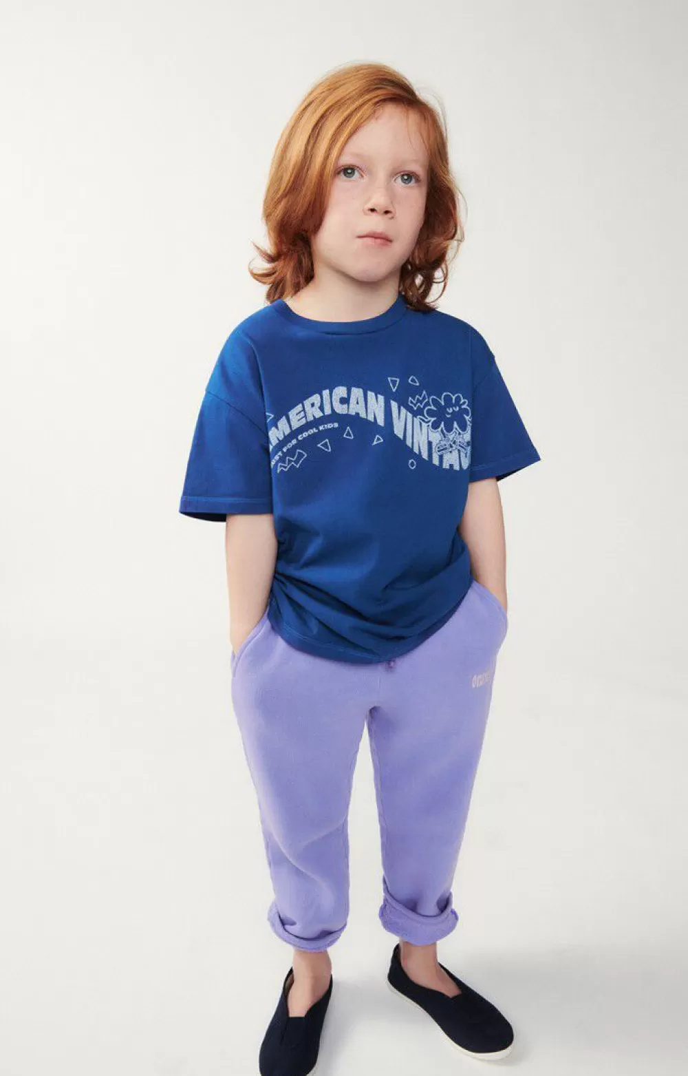 T-Shirt Enfant Fizvalley*American Vintage New