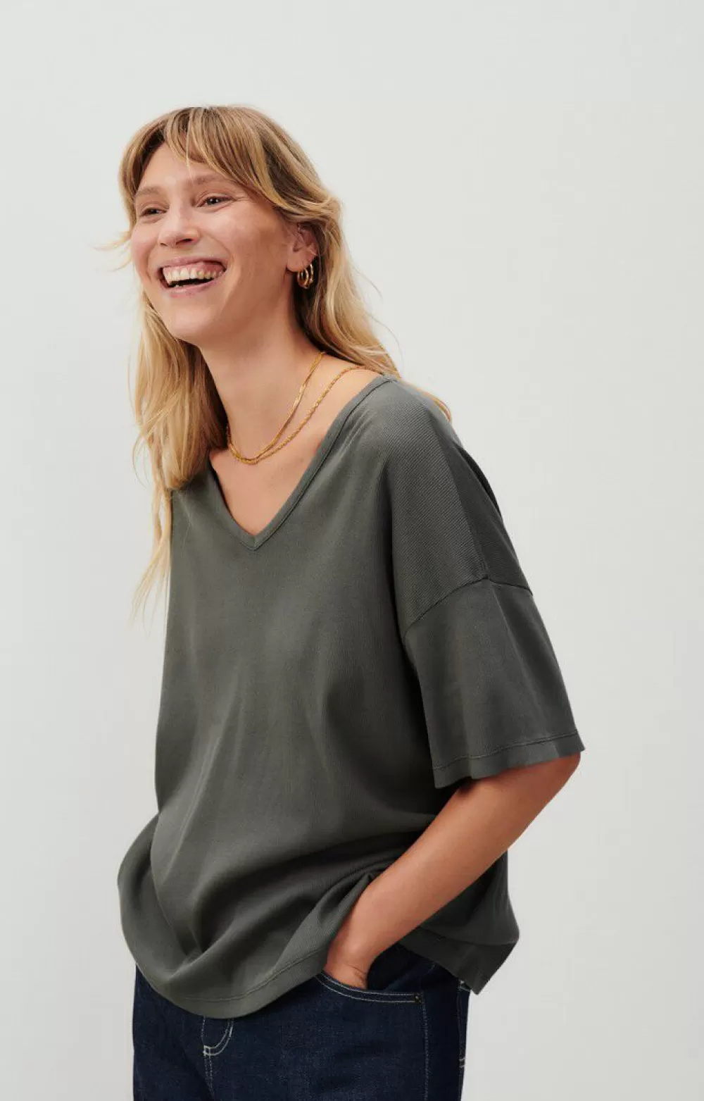 T-Shirt Femme Zelym*American Vintage Outlet